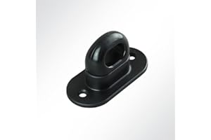‎LYSEL LYSEL® Drehverschluß Kunststoff für Ovalöse 42x22 mm Anhänger Plane Netz schwarz (1 Stück)