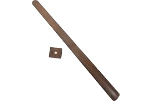 LIFKOME Magnetiskt Skohorn Skaft i Valnötsfärgat Trä Ergonomiskt och Halkfritt för Äldre och Gravida Praktiskt och Hållbart Skolyftverktyg för Enkel Påtagning för Hem och Väggupphängning