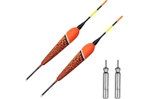 Roy Fisher's LED Laufpose + Spezialbatterie - Elektrische Pose für Nachtangeln mit wasserdichtem Schraubverschluss