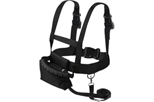 BOXOB Kids Ski Training Harness with Removable Leash and Bag, Speed Control Teaching Accessories for Beginners