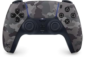 Sony, Manette PlayStation 5 officielle DualSense, Sans fil, Batterie rechargeable, Bluetooth, Compatible avec PS5 et PC, Couleur : Camouflage