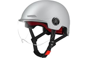 GENIKEER Casque Trottinette Electrique Adulte, Vélo Casquette, Casque Vélo Visière Électrique Pour Hommes Femmes, Casques De Vélo Avec Visière, Casque Skate Adulte, Casque Pour Vélo Électrique,Skateboard,Motos