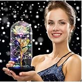 A Decorative Illuminated Infinity Rose Special for Makulsepet Mothers and International Women's Day, A Gift in a Illuminated Fanusta