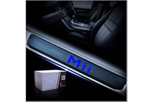 CWWHY Auto Kohlefaser Einstiegsleisten Für SE-AT Mii Tuning Zubehör 4 STÜCKE Auto Scuff Plate Türschwelle Sill Aufkleber