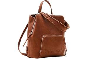 Desigual Women's Back_Half Logo 24 SU, brązowy, brązowy, jeden rozmiar