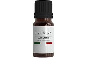 Oxxigena - Olio Essenziale di Gelsomino - 10 ml - Made in Italy - Puro al 100%, Naturale, Vegano, Senza OGM - Ideale per Aromaterapia, Miscele da Massaggio