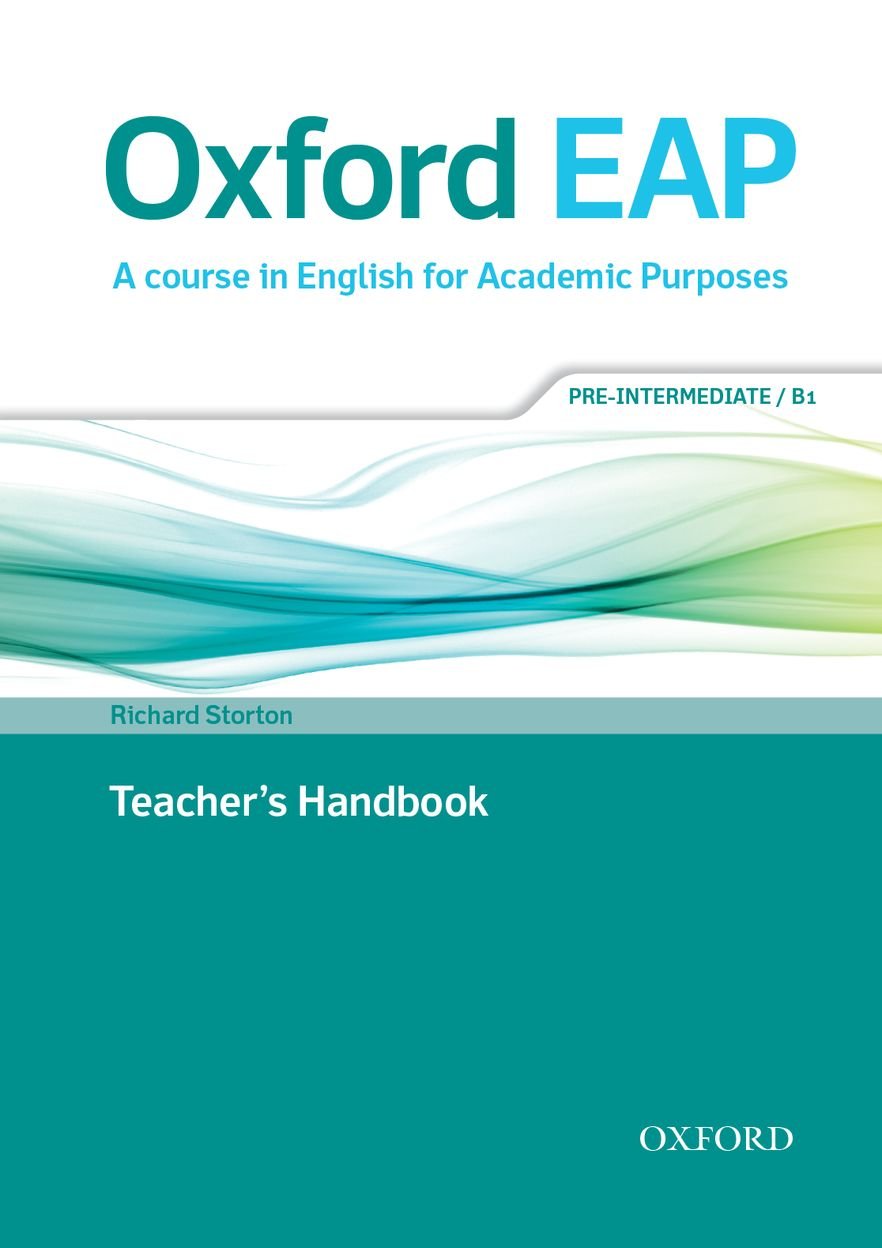 Oxford EAP: Oxford English for Academic Purposes Pre-Intermediate. Teacher's Book and DVD Pack