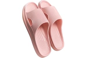 ZEZKT Pantoufles de Douche pour Femmes Chaussures de Salle de Bain Super Douces Pantoufles Antidérapantes pour la Maison, Séchage Rapide Piscine Plage Sliders et Sandales d'été