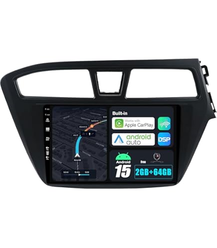 NAVISTART Android 10 For Hyundai I20 Left Hand Drive 2014-2017 Car Radio GPS Navigation 2 Din BT - View #3