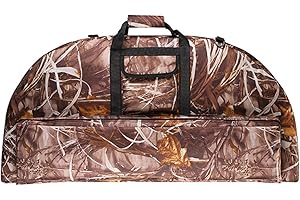 SH-RuiDu Archery Compound Bow Bag, Large Capacity Canvas Compound Bow Backpack Durable Lightweight Crossbow Case Bag with Multiple Pockets Shoulder Strap for Outdoor Shooting Hunting