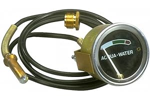 Ama Imel Wassertemperaturanzeige Kapillarmotor: Wassertemperaturmesser mit Kabel 1320 mm, Fiat-kompatibel, Dima Ø 52 mm
