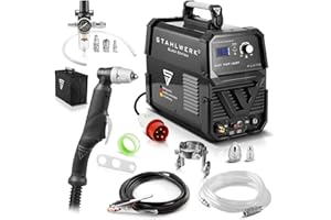 Cortadora de plasma STAHLWERK CUT 70 P IGBT con encendido piloto de 70 Amp hasta 25 mm de capacidad de corte apta para óxido flash 7 años de garantía