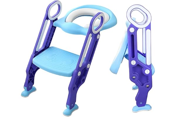 Siege toilette enfant, rehausseur toilette enfant, Réglable et pliable (YE248499_01)