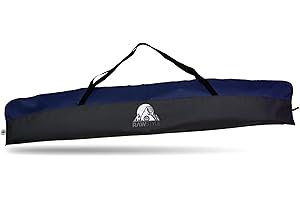 Rawstyle Model 2 Ski Bag for Adults Ski Poles 160 cm or 180 cm Waterproof Ski Bag Ski Cover Winter Sports Ski Storage