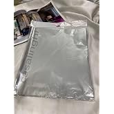 Tek Renk G&uuml;m&uuml;ş L&uuml;x Kalın Hediye Paketi Metalize Poşet Bantlı Gift Packet 20x25 CM - 50'li