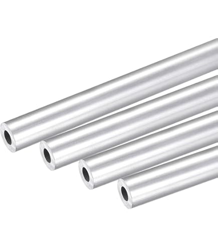DMiotech Lot De 3 (8mm Od X 3mm Id) Tube Rond En Aluminium 6063 De