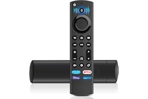 Pixelure Mando a Distancia de Voz de Repuesto (4ª generación) Apto para Smart TVs Stick (2ª generación y 3ª generación y Lite y 4K), Apto para Smart TVs Cube (1ª generación y 2ª generación)