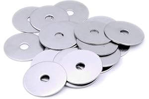 SINGULARITY SUPPLIES M5 (5mm x 30mm) Flat Repair Washer (Large OD) - Stainless Steel (A2) (Pack of 20)