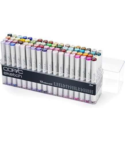 Copic Markers 72-Piece Sketch Set B : Amazon.in: Home & Kitchen