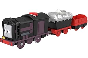 Thomas & Friends Motorized Toy Train Talking Diesel Engine with Sounds & Phrases for Kids 3+ Years, HYR79