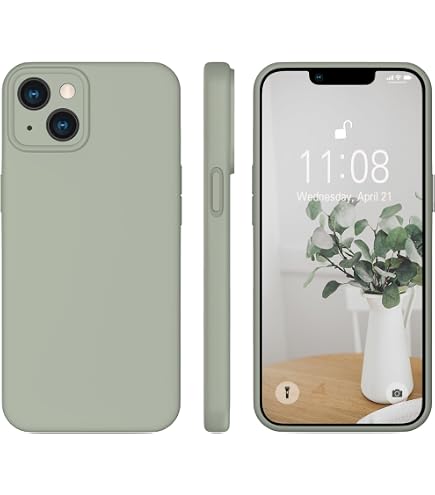 MyGadget Handyhülle Für IPhone 13 – Zweilagig Mit Kameraschutz, Stoßfest, Hellblau, Mit Innenfutter & Silikon