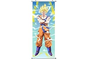 CosplayStudio Grande immagine di Dragon Ball | Kakemono in tessuto | Poster 100 x 40 cm | motivo: Super-Saiyan 2