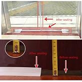 Optana 3 Metre Cam Balkon Pencere Kapı Altı Yapışkanlı R&uuml;zgar &Ouml;nleyici R&uuml;zgar Kesici Şerit Bant Toz Lastiği