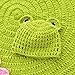 BESTIM INCUK Frog Costume Crochet Baby Blanket Hat Knitted Photography Prop