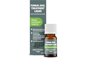 Healthcare by Amazon Líquido para el tratamiento de hongos en las uñas de , 10ml (anteriormente Amazon Basic Care); el embalaje puede variar