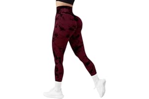 OMKAGI Women Scrunch Seamless Gym Leggings High Waist Yoga Pants Butt Lifting Workout Leggings