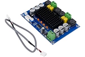 LAOMAO TPA3116D2 cyfrowy moduł wzmacniacza stereo 2 x 120 W, jakość dźwięku Hi-Fi, do kina domowego, systemów audio samochodowych i projektów audio DIY