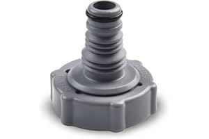 DIVOVE P6H1419 Ablassventil, 32mm Entwässerung Adapter zum Ablassen, Schwimmbadschlauch Adapter Schlauch Ersatzstopfen, Rohr Ablassventil Anschluss für Schwimmbadwartung