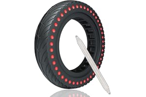 OUXI Pneu Plein pour Xiaomi M365/Pro/Pro 2 Trottinette Electrique,Anti Dérapant Anti Crevaison Increvable Solide 8,5 Pouces Avant/Arrière pour Xiaomi Mijia M365 Pro Gotrax gxl/XR/V2