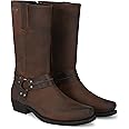 Delize Men's mid Calf Length Leather Riding Boots