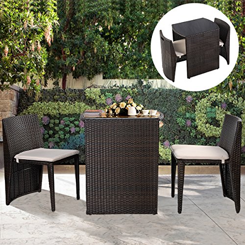 Gartenmöbel Rattan Set Lounge Set Polyrattan Sitzgruppe Rattanmöbel Garnitur Garten - 3