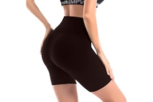 Leafigure Leggings Gym Shorts for Women， High Waisted Opaque Womens Cycling Shorts for Sport Yoga Gym