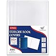 9 x 7 / A5+ Book Cover Plastic Exercise Book Covers Clear School Notebook Protector Cover Film Transparent Jacket Protective Sleeve Books 24cm x 18cm 9 x 7 Inches (9x7Inch / A5+ Size - Pack of 12)