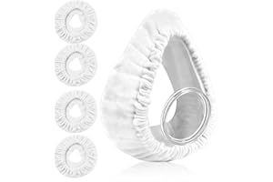 GAINSTEN Universal Cpap Mask Liners 4 Pack Full-Face Cpap Soft Cotton Fabric Cushion Sleep Apnea Mask Cover Compatible with Resmed Airfit And Airtouch F20 and F10 for Most Full Face Masks White