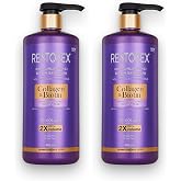 Restorex Collagen & Biotin Dolgunlaştırıcı Şampuan 900 ml &ndash; Hacimsiz Sa&ccedil;lar İ&ccedil;in S&uuml;lfatsız, Kolajen ve Biotin İ&ccedil;erikli Yoğun 
