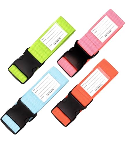 Cinghie Elastiche Per Bagaglio A Mano | Set Da 2 Per Fissare Borse Al Trolley - 2