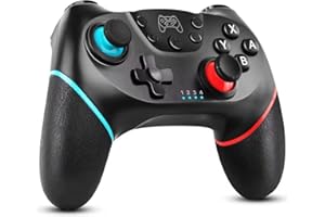 Dhaose Controller for Switch, Wireless Switch Controller with 6-Axis Gyroscope Turbo Function Bluetooth Pro Controller for Switch/Switch Lite