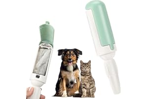 DOMEILLEUR Domeiilleur Tierhaarentferner Fusselrolle, Fusselroller Tierhaare, Katzenhaarentferner, Hunde haarentfernung, Fusselbürste Wiederverwendbar für Tierhaare Katzenhaare Sofas, Betten, Kleidung, Teppichen