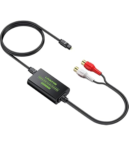 Cable Audio Cable Convertidor Audio Digital A Analógico Óptico A