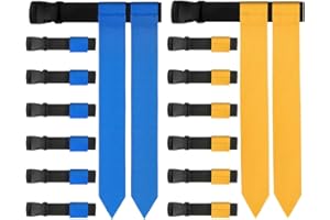 Tagtight Flag Football Belts Set 14 Player Adjustable Flag Football Set for Sports Training Competition