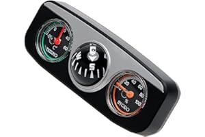 iTimo Boussole thermomètre hygromètre pour voiture et bateau 3 en 1 accessoire d'intérieur