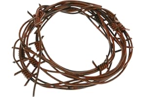 Baoblaze Wire Hens Falso Plastica Spinato Marrone di Halloween Decor