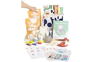 Pott'd™ Home Air Dry Clay Pottery Kit for Beginners. Craft Kit for Adults. Kit Includes: Air-Dry Clay for Adults, Tools, Paints, Brushes, Sealant, How-to-Guide, Air Drying Clay Kit