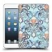 Produktbild Offizielle Micklyn Le Feuvre Indigo Blau Art Nouveau Mit Pfirsichblumen Muster 2 Soft Gel Hülle für Apple iPad mini 1 / 2 / 3