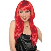 Vipfoni Red Long Party Wig