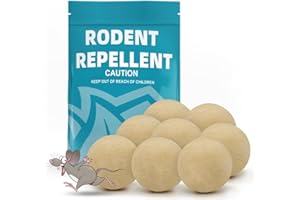 KQPNMJ Repelente De Roedores, Repelentes De Ratones para Interiores, Repelente De Ratas para El Hogar, Mejor Que Ultrasonido, Disuasivo De Ratones-8P